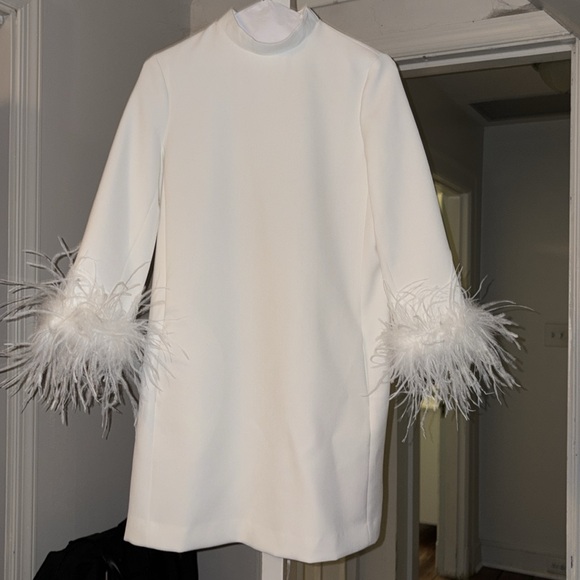 Tuckernuck White Feather Mod Ellie Dress XS - Picture 2 of 5